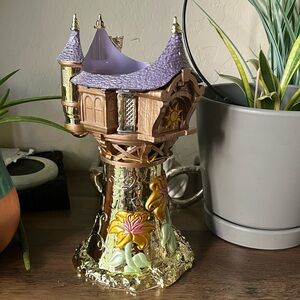 Bath & Body Works Purple Candle Holder with Gold Accents